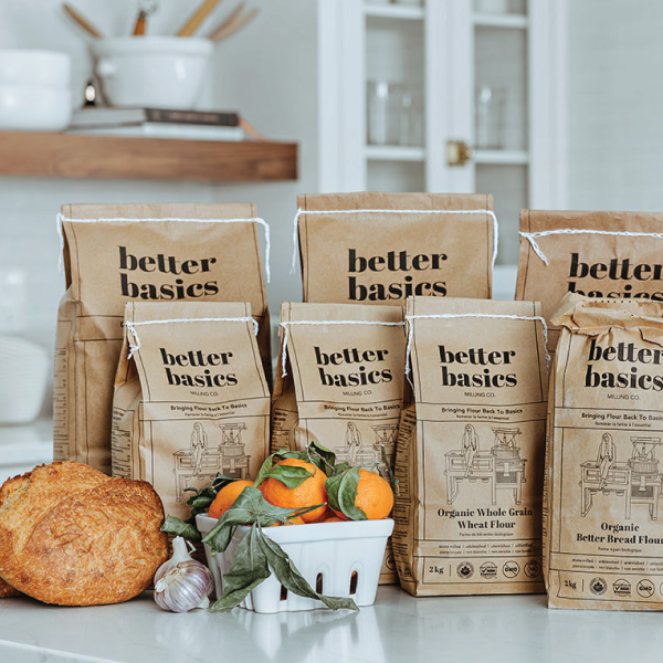 Harmonic Harvest Creative, Graphic design, Package Design, Better Basics Milling Co.